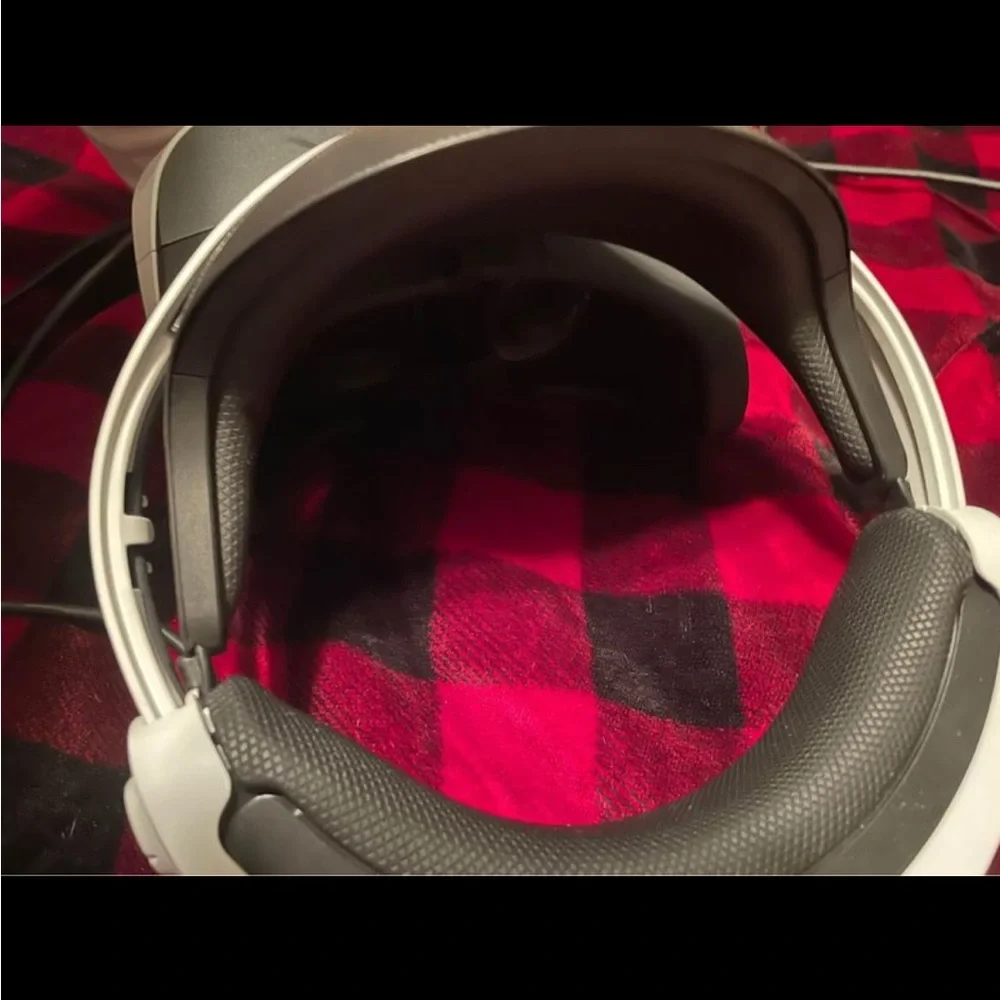 Used twice, PS4 VR headset with everything except box. 150 OBO